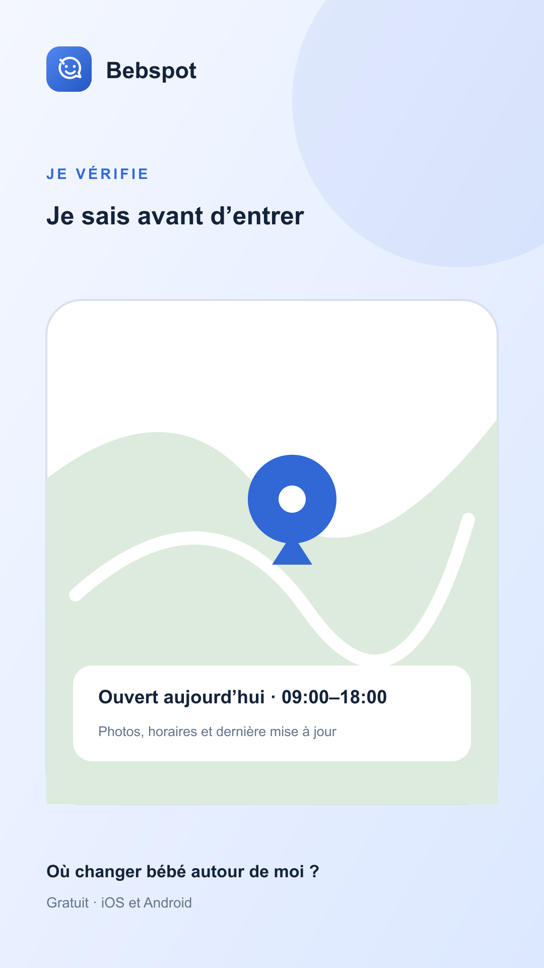 Je vérifie — Bebspot